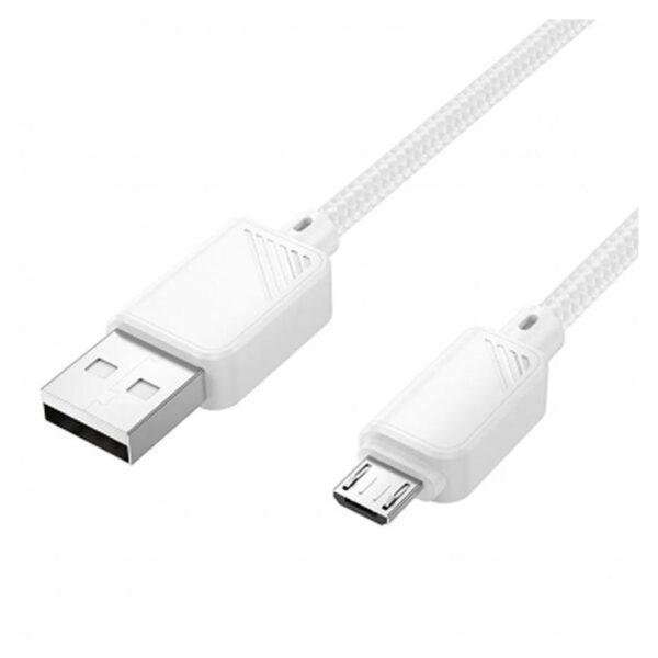 USB-A to micro USB Cable Hoco X113 18W 2.4A 1m White