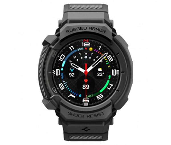 rugged-armor-pro-case-spigen-samsung-galaxy-watch8-classic-matte-black