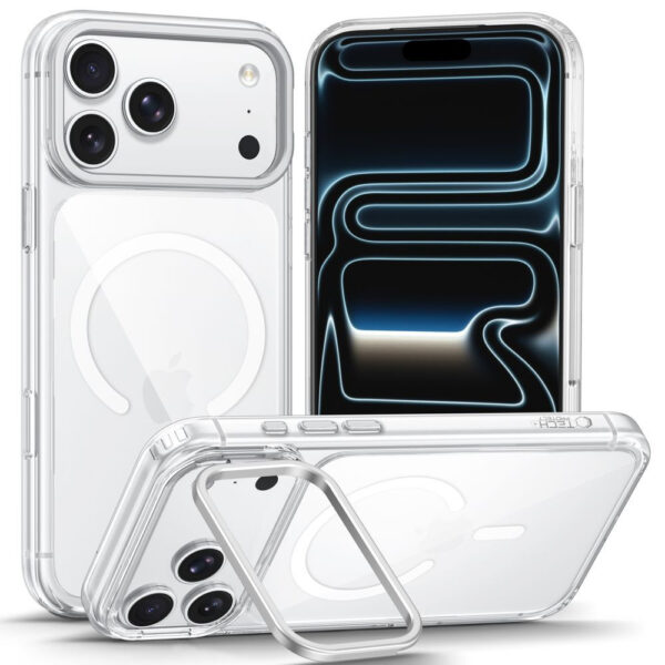 1790852365 tech protect magstand magsafe apple iphone 17 pro max 18 pro max clear