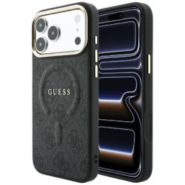 Guess Embossed Classic MagSafe iPhone 18 Pro Max / 17 Pro Max black