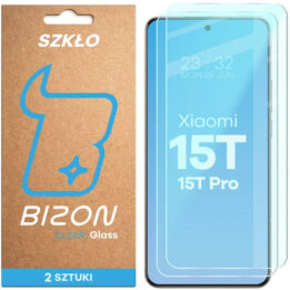 Bizon Glass Clear Duo Xiaomi 15T / 15T Pro [2 PACK]