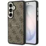 Guess 4G Embossed Ring MagSafe Samsung Galaxy S26+ Plus brown