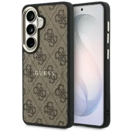 Guess 4G Embossed Ring MagSafe Samsung Galaxy S26+ Plus brown