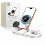 Tech-Protect Arcticboost 3in1 Magnetic MagSafe Wireless Charger 25W Qi2.2 White