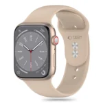 Belt Tech-Protect Silicone Apple Watch 4/5/6/7/8/9/SE/10 38/40/41/42mm Light Walnut
