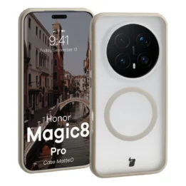 Bizon Case MatteO Magnetic Honor Magic8 Pro smoky beige