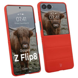 Bizon Case Tur Samsung Galaxy Z Flip8 Red