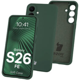Bizon Case Samsung Galaxy S26 FE Dark Green