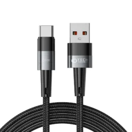 Tech-Protect Ultraboost USB-A/USB-C Cable 66W 6A 200cm Grey